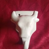 CERAMIC COAT HOOK WITH COW PATTERN