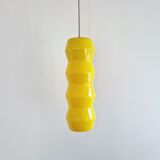 Yellow Murano glass pendant lamp, Sweden 1960