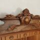 Ancient bed with medallion