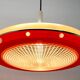 Suspension scandinave avec abat-jour optique en acrylique