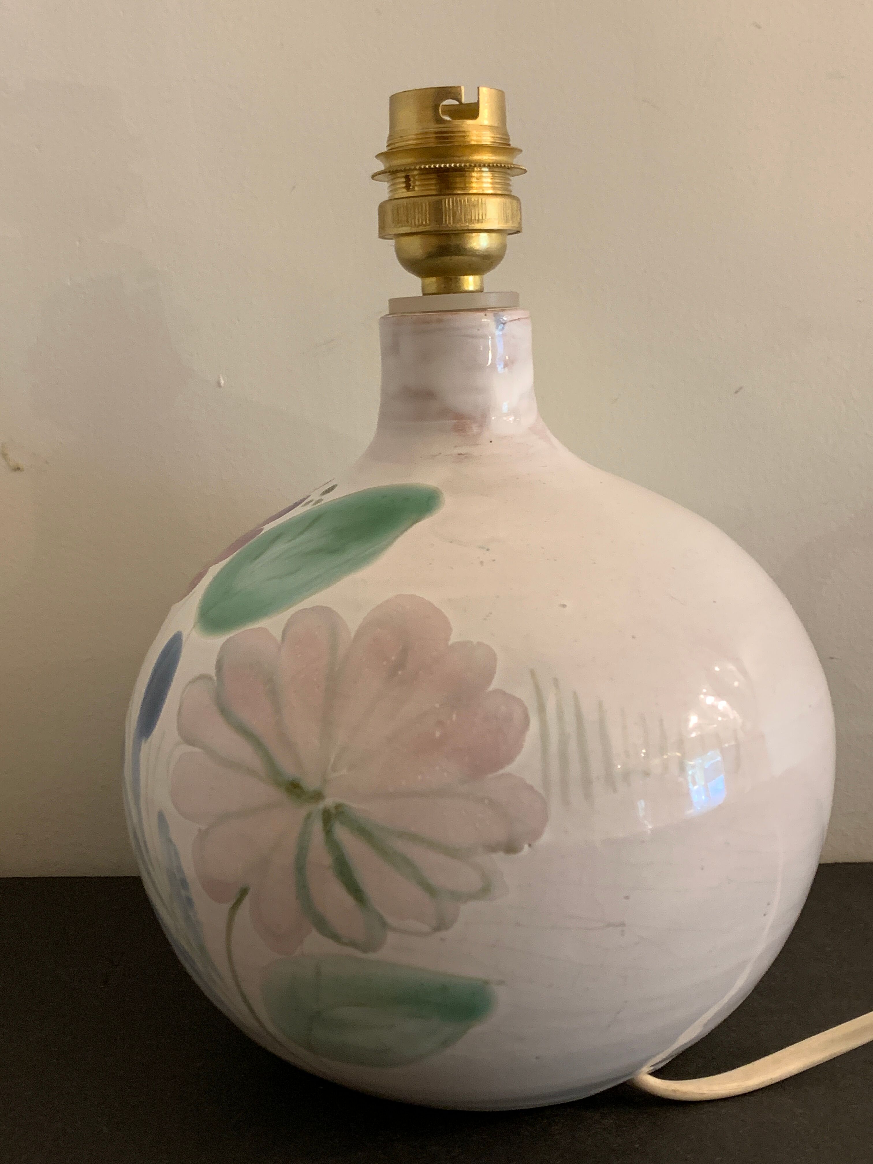 Contemporary ceramic lamp foot Maja