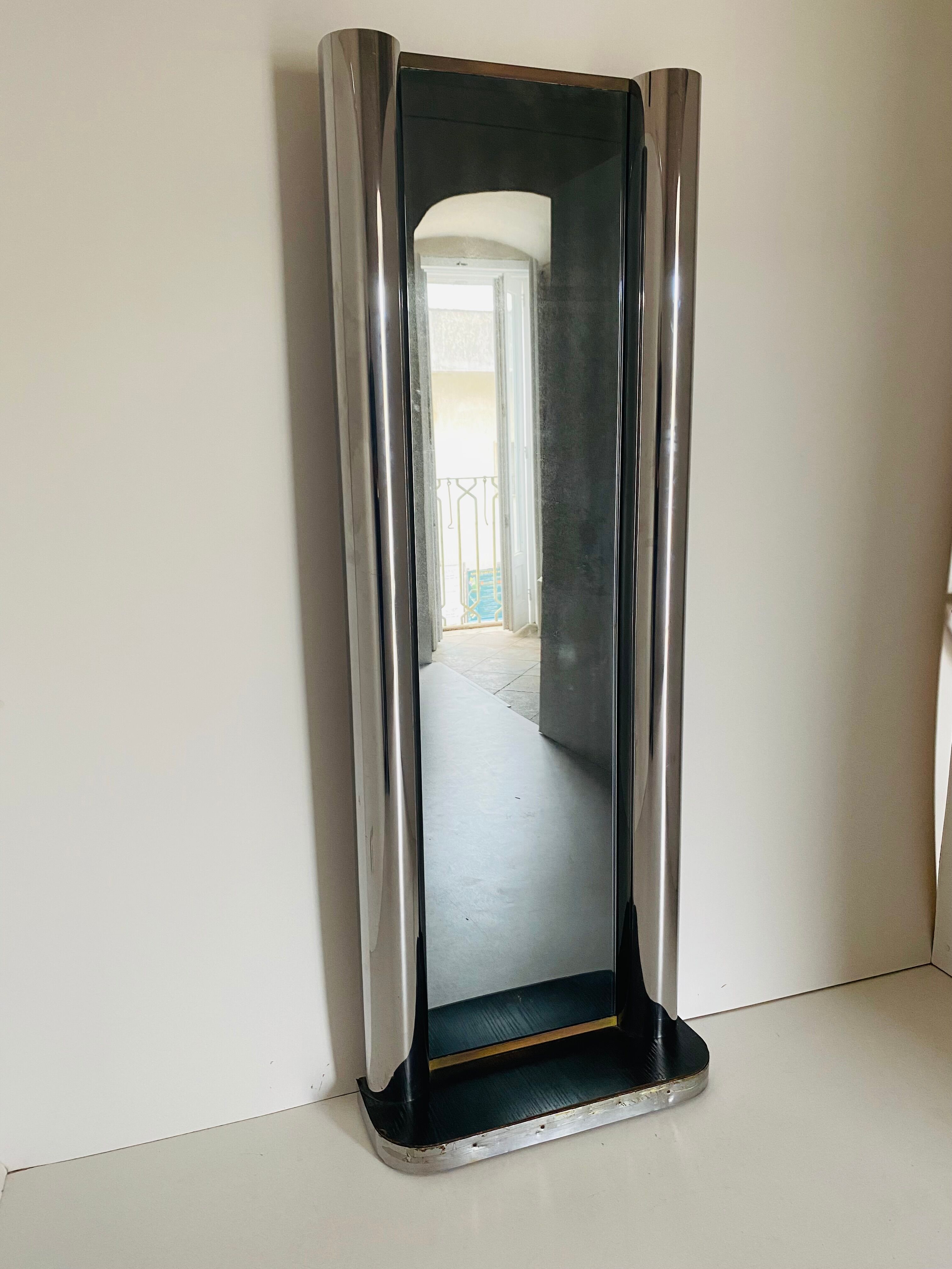 1970s vintage floor mirror