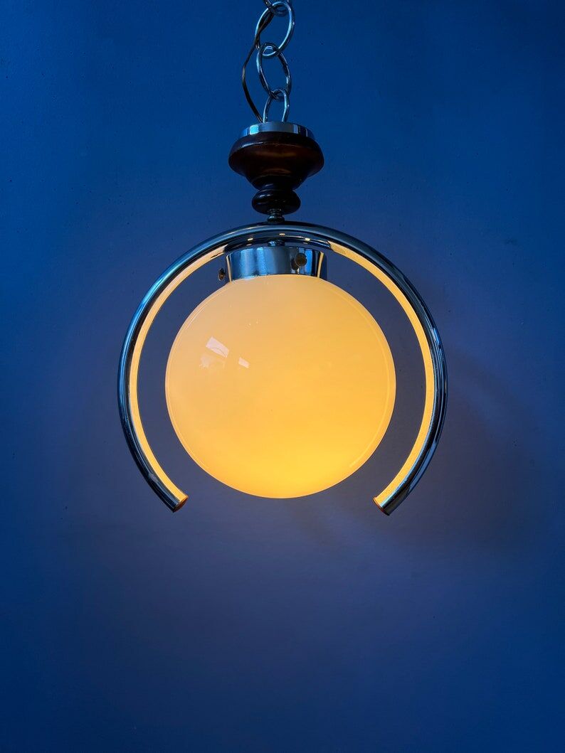 Italian Mazzega pendant lamp in Murano glass