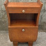 Bedside table - Art Deco occasional furniture in the shape of a "lyre"