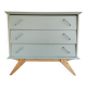 Vintage chest of drawers compass feet
