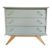 Commode vintage pieds compas
