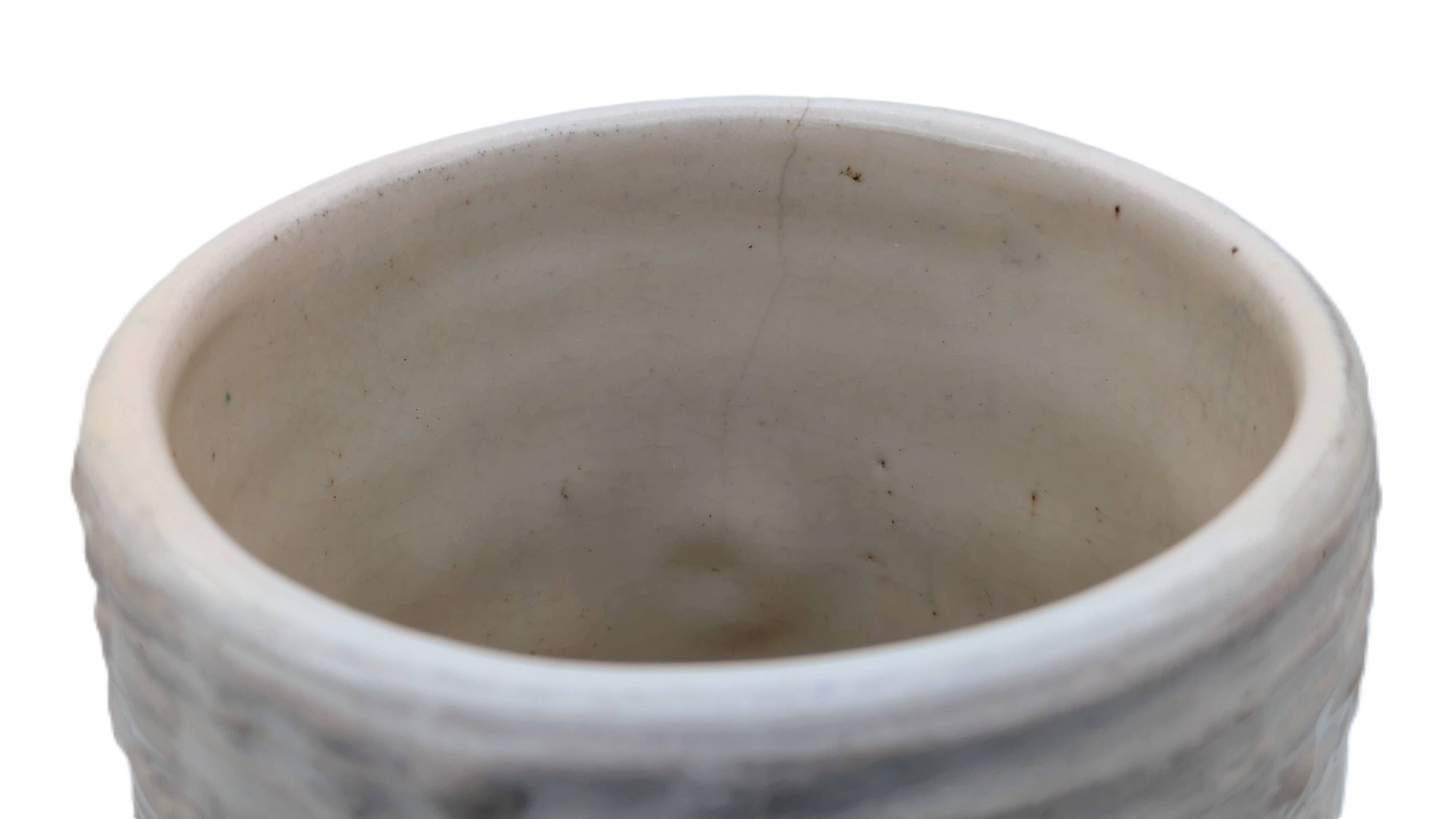 Large Brutalist Textured Ceramic Vase - WGP Fat Lava Style 1960s/1970s