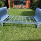 Napoleon III cast iron daybed on wheels
