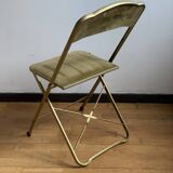 Velvet folding chair