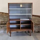 Small MDK display case / teak veneer bookcase 1960 Scandinavian design