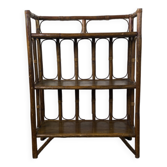 Petite étagère en rotin