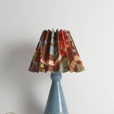 Dusty Blue Ceramic Table Lamp by Rörstrand, Sweden 1980s