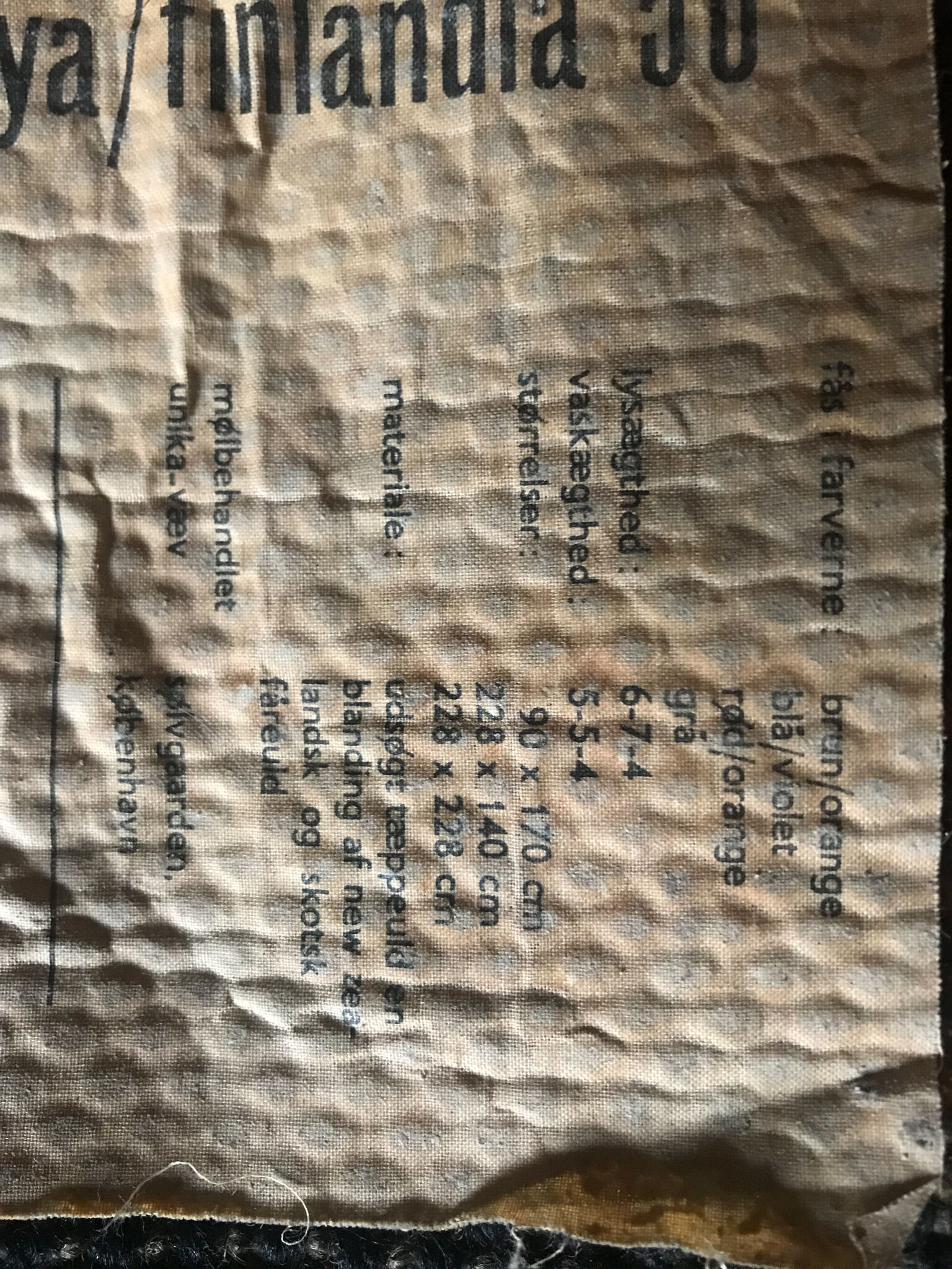 Tapis by Verner Panton pour Unika Vaev, 1960. Tapis de designer en Laine de Rya
