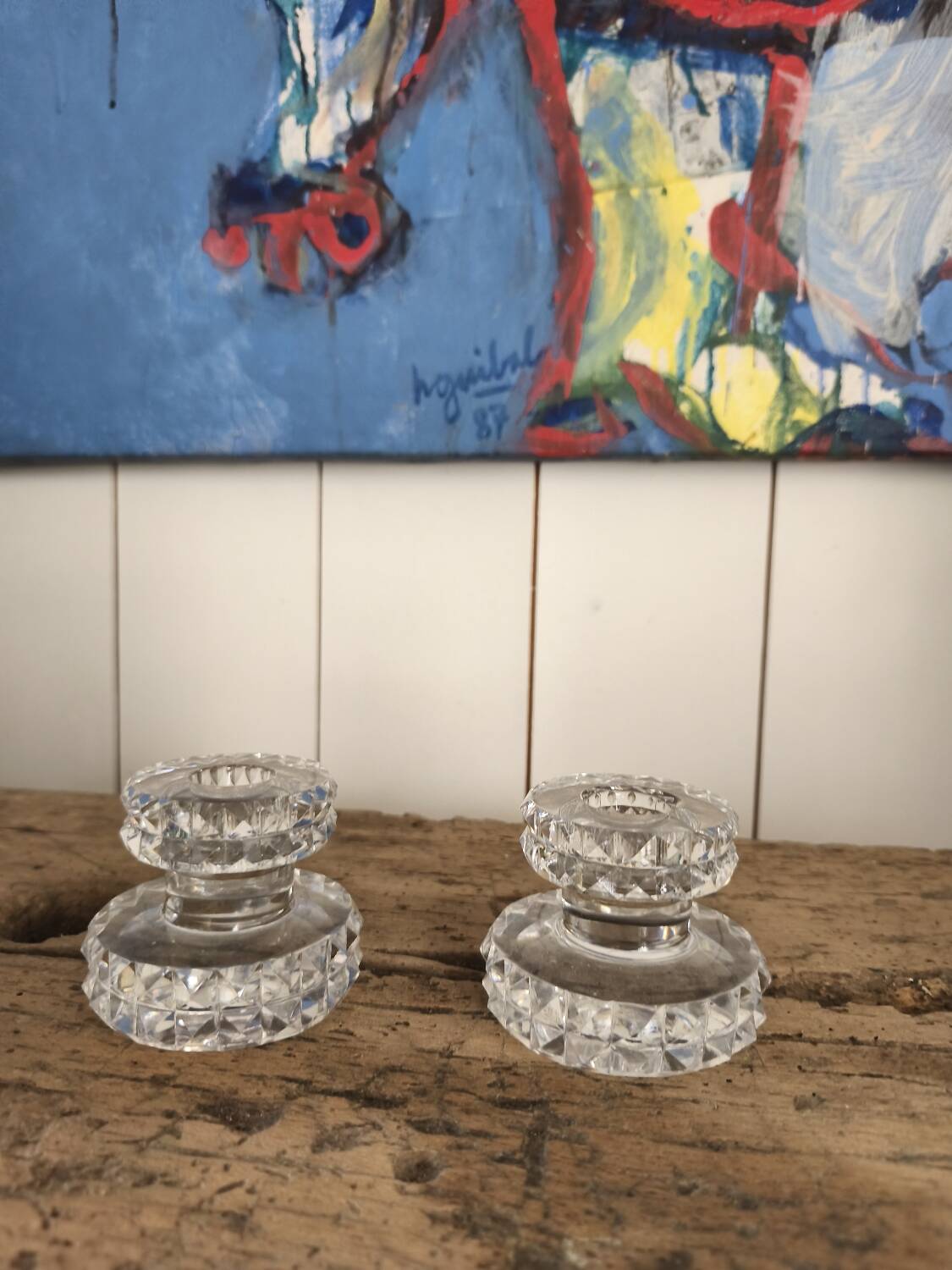 Saint Louis candlesticks