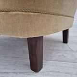 1970s, Danish highback armchair, original condition, furniture velour.