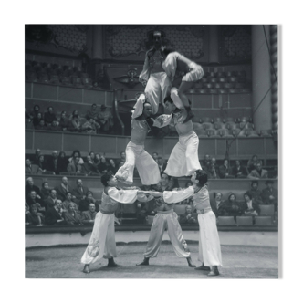 Silver photo baryta paper black and white ilford 310g CIRQUE 1960 50x50cm