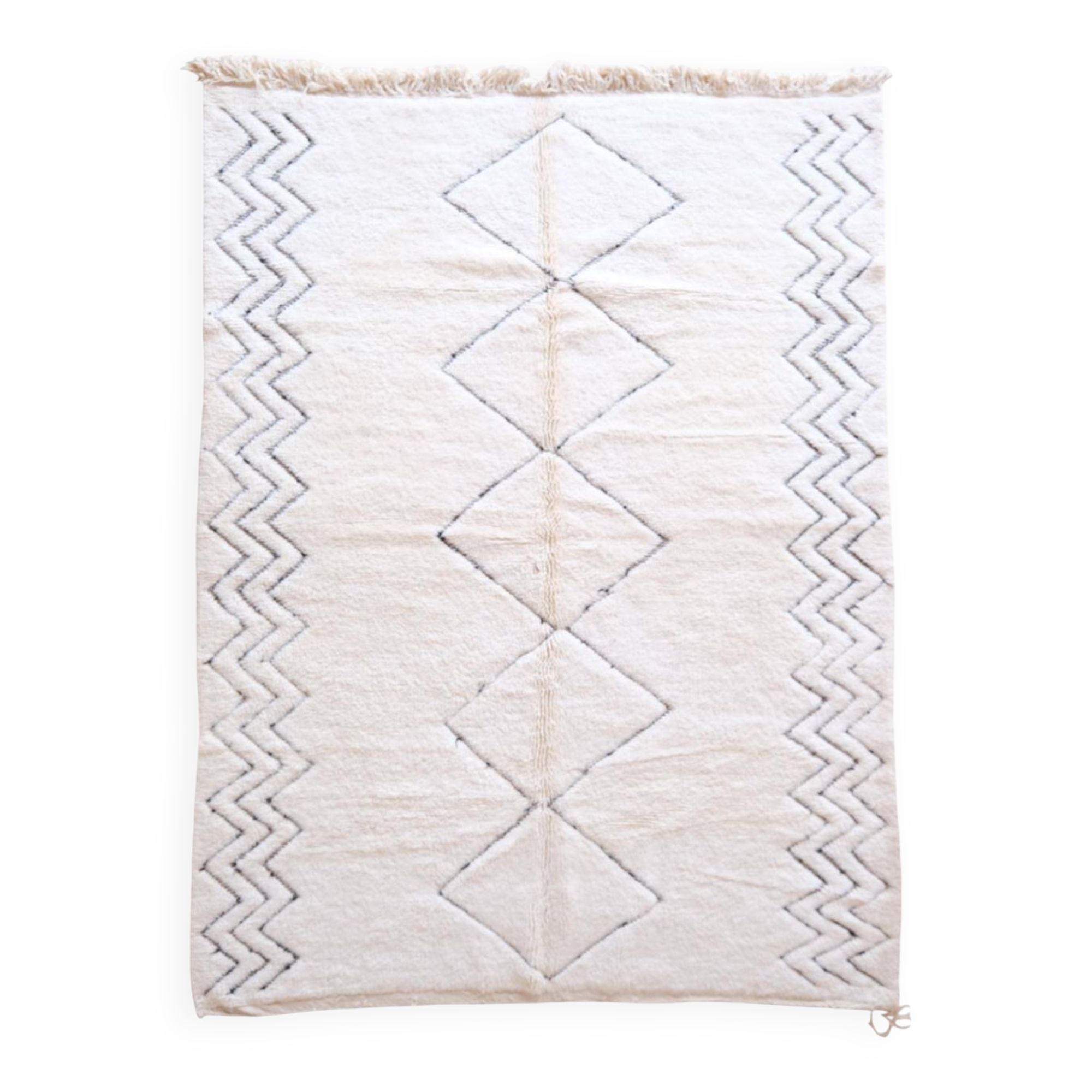 Moroccan Beni Ourain rug - 282 x 207 cm