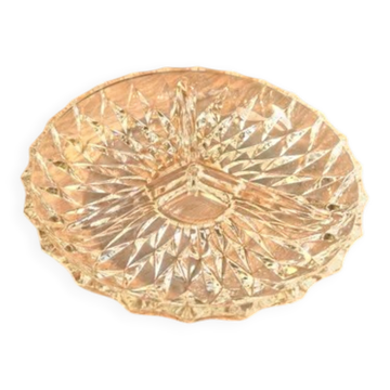 Vintage compartmentalised plate