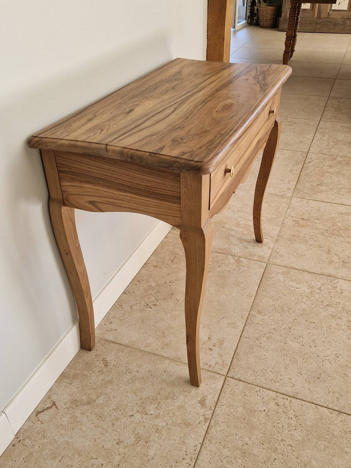 Console en bois brut