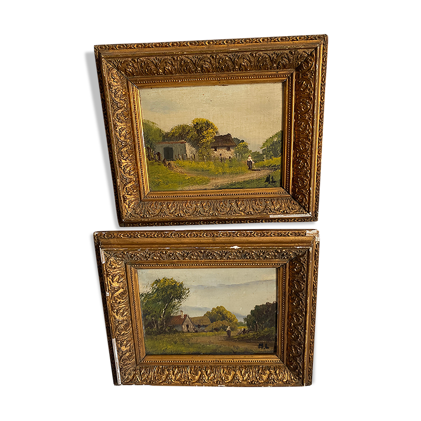 Tableaux paysage 19 ème