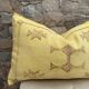 Coussin marocain en soie de cactus, coussin en soie Sabra, coussin