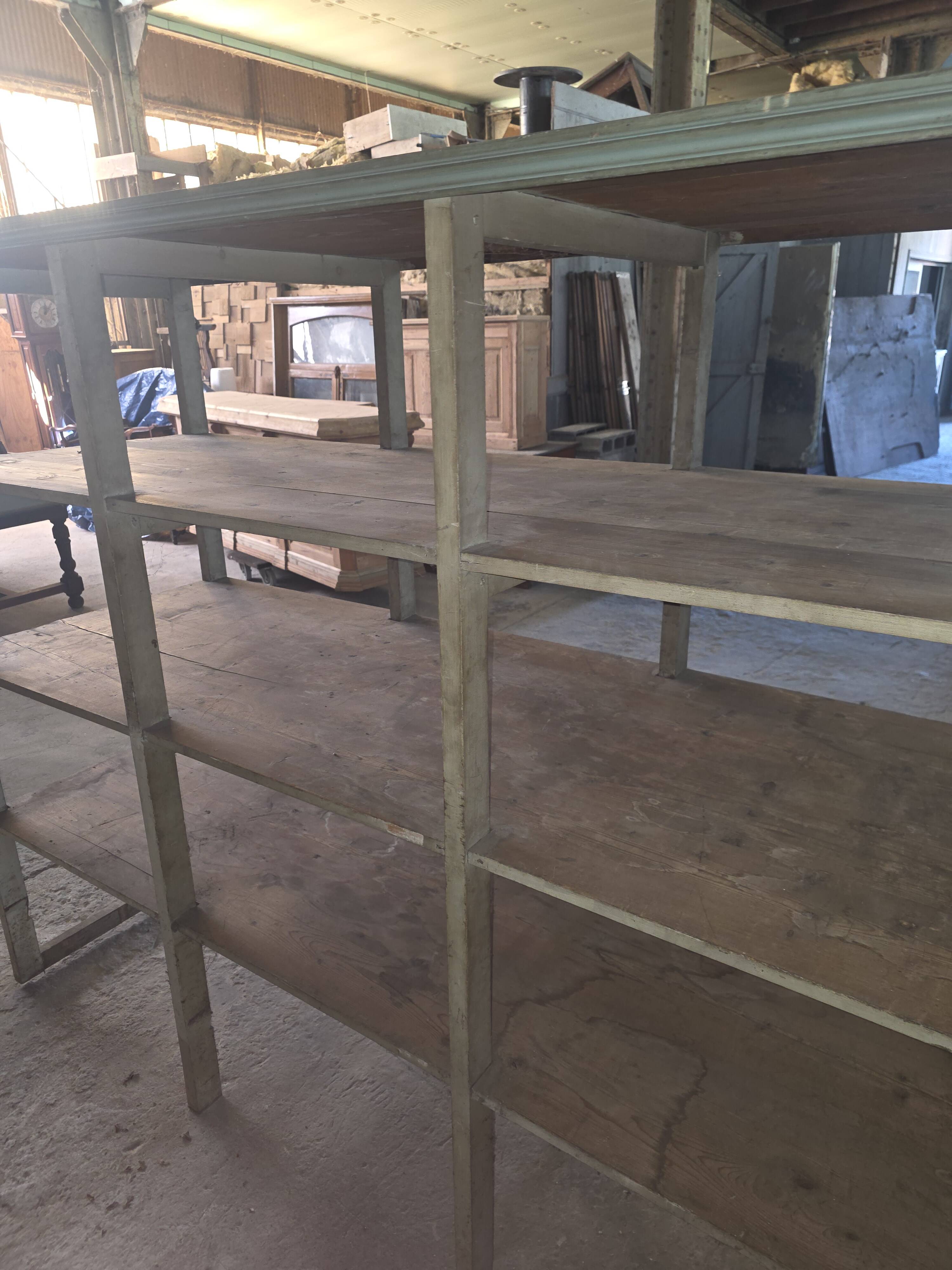 Old shop bookshelf