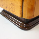 Set of two bedside tables designed by Jindřich Halabala for UP závody, 1950's.