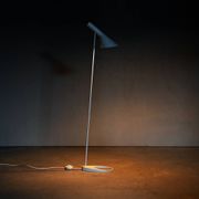 Arne Jacobsen white AJ Floor Lamp for Louis Poulsen, Denmark