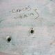 wall lamp, enamelled ceramic lamp, camos vallauris sign, free forms