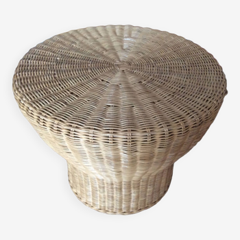 Wicker coffee table