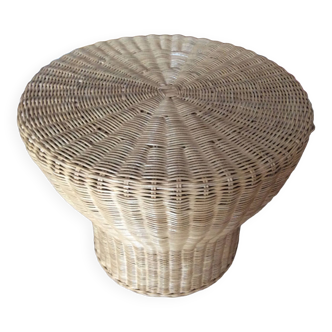 Wicker coffee table