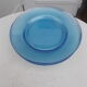 Lot of 6 blue flat plates from Arc-France.