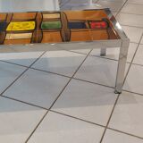Vintage ceramic coffee table 1970s