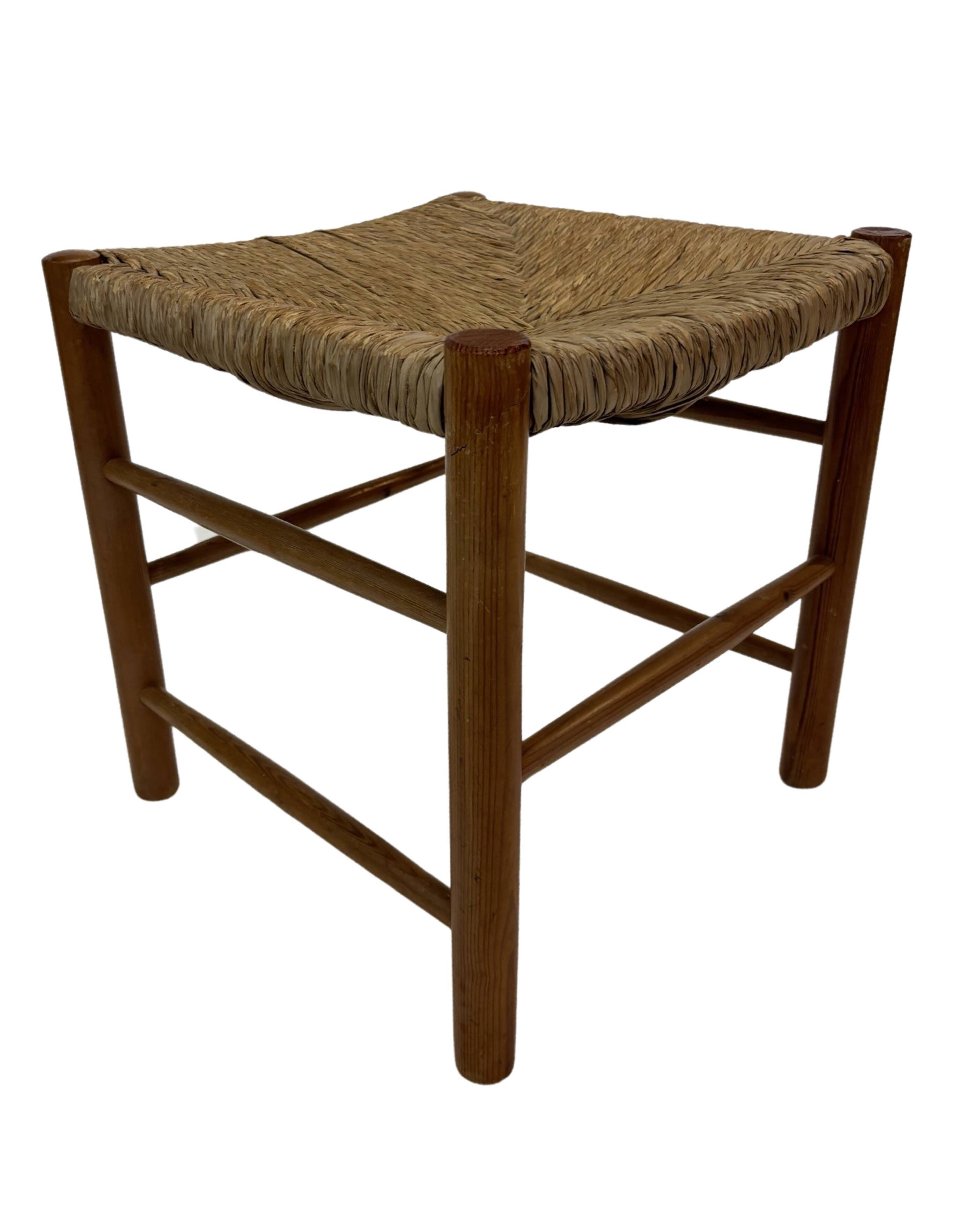 Vintage Dordogne Stool for Robert Sentou, 1970