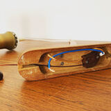 Danish adjustable teak wall lamp