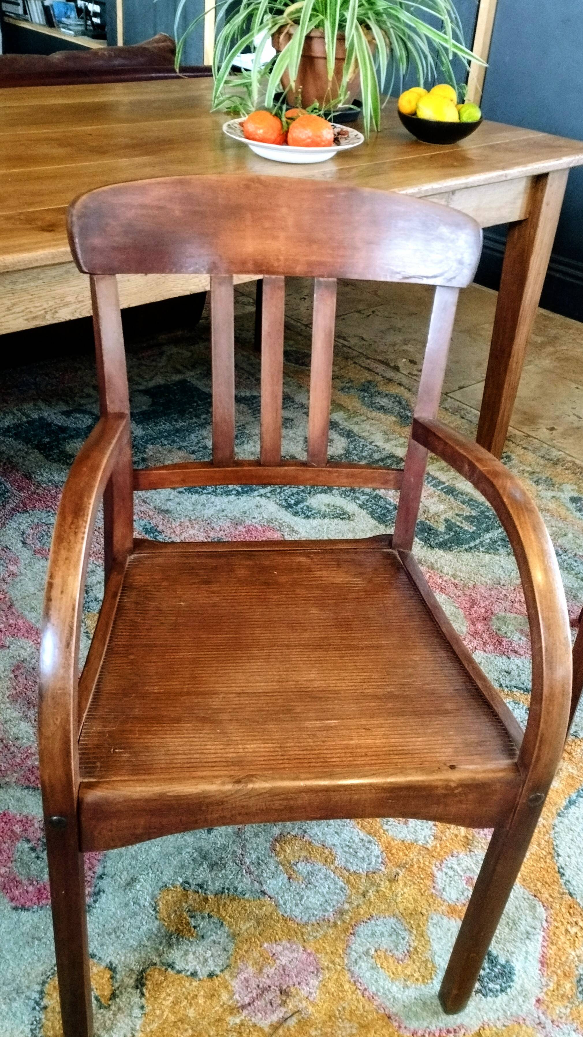 Pair of bistro chairs