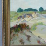 Fritz Kärfve (1880-1967) swedish modern landscape, 1960s, oil on canvas, framed