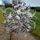 Vintage Chrome Metal Chandelier
