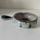 Thistle pattern fondue pot