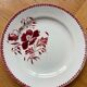 Dessert plates with lily flowers from Saint Amand.
