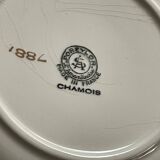 6 deep plates from L'Amandinoise model "Chamois" beige in very good condition.