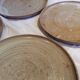 Assiettes en grès vintage