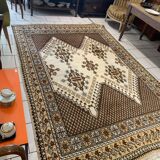 Vintage Persian oriental wool rug