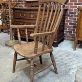 Grand fauteuil en châtaignier