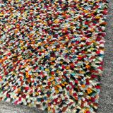 Vintage woven wool rug
