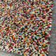 Vintage woven wool rug