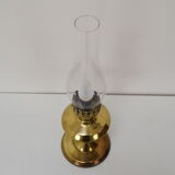 Vintage brass table lamp, czechoslovakia, 1950&#39;s.