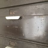 Brown vintage clamshell furniture