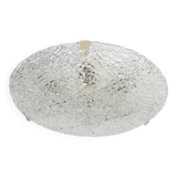 Large ice glass ceiling light by Kalmar, Austria, 1960s.
