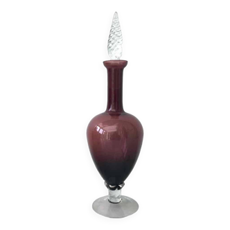 Italian blown glass carafe